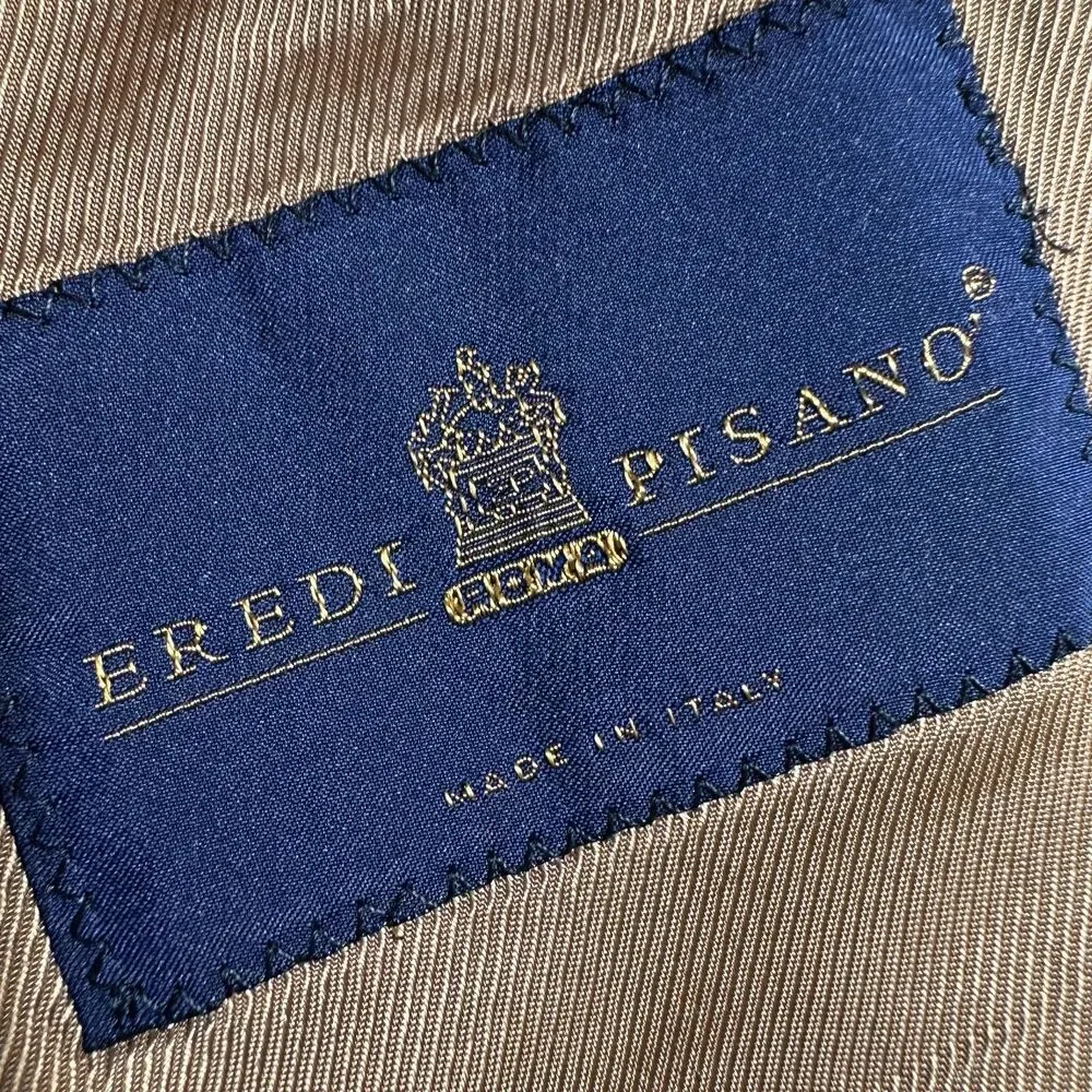 EREDI PISANO Made in Italy Mens Blazer 46 US Sport Coat 2-Button Jacket Blue